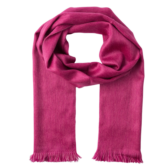 Alpaca Hot Pink Single Weave Scarf