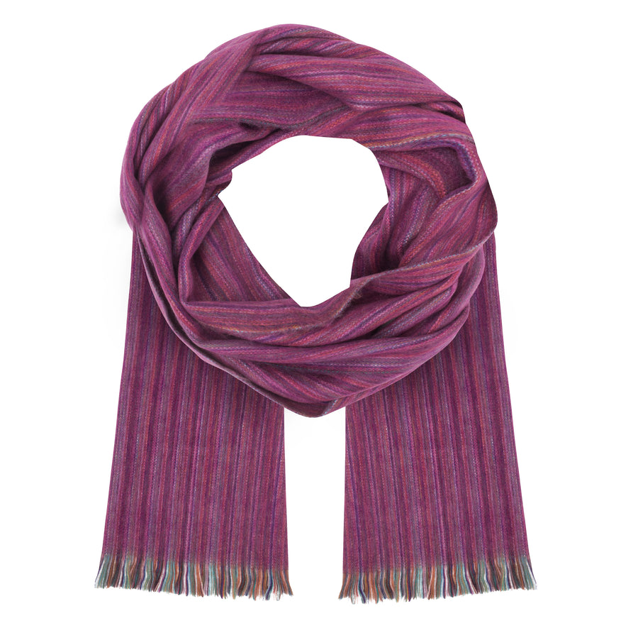 Alpaca Scarf (Raspberry Variegated)