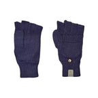 Purple alpaca mittens