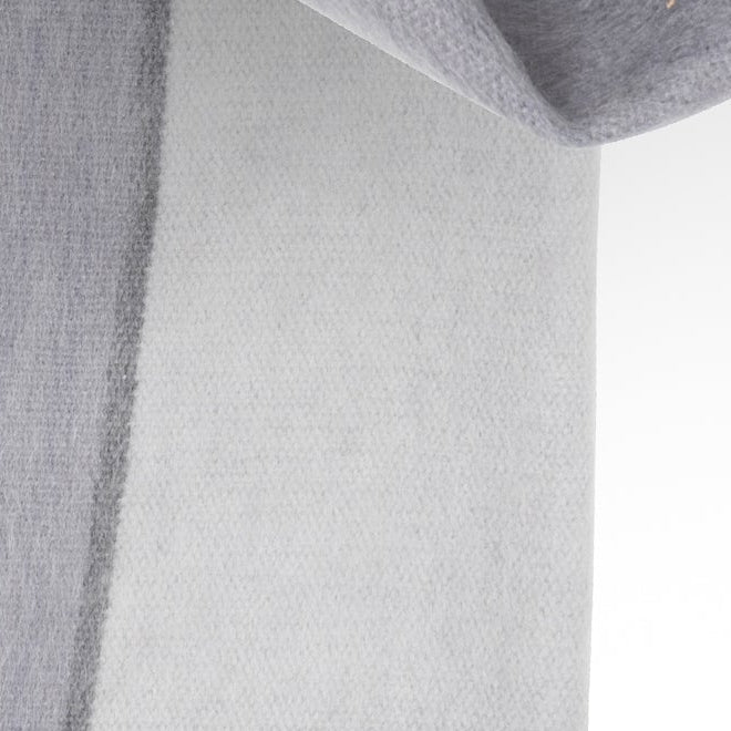 Alpaca scarf, Silver Grey Split, close up of the weave