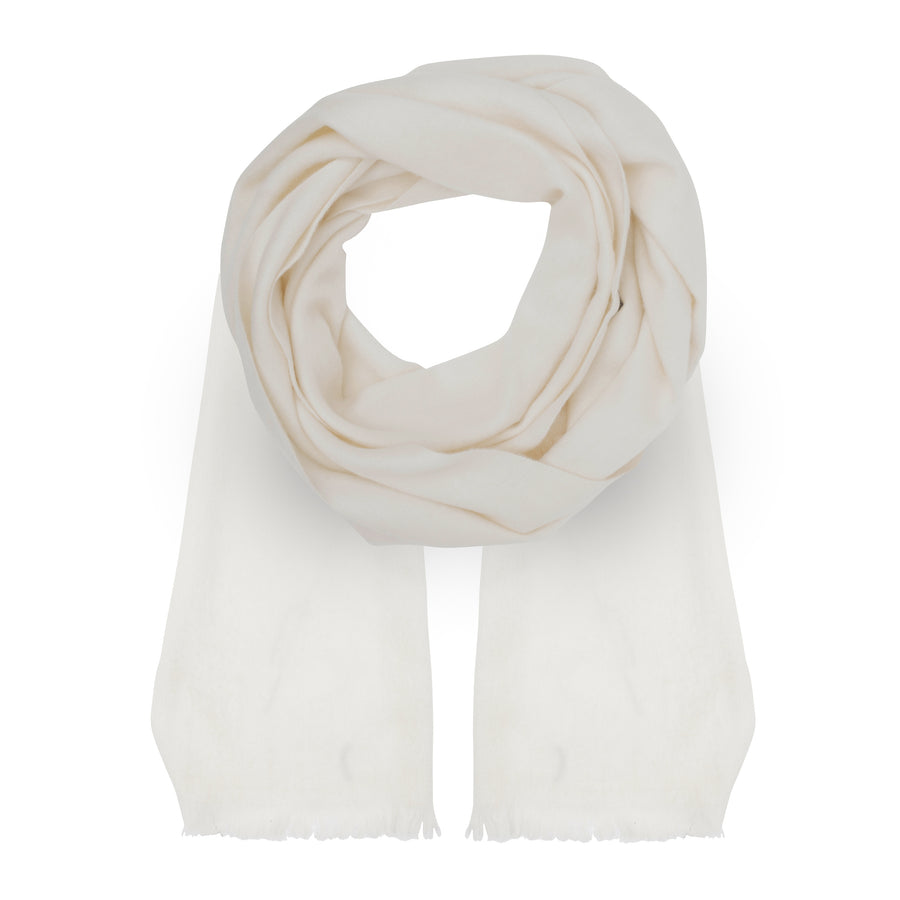 Alpaca Scarf (Solid White)