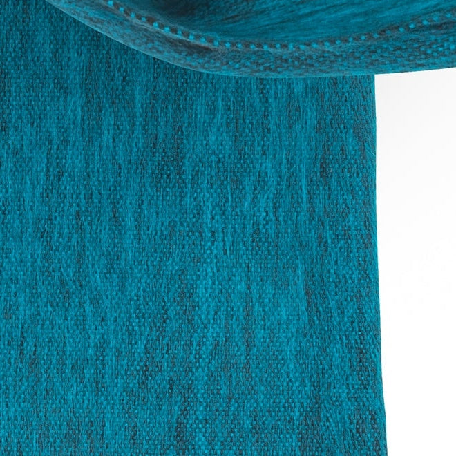 Alpaca scarf, Sapphire Sheen, close up of the weave