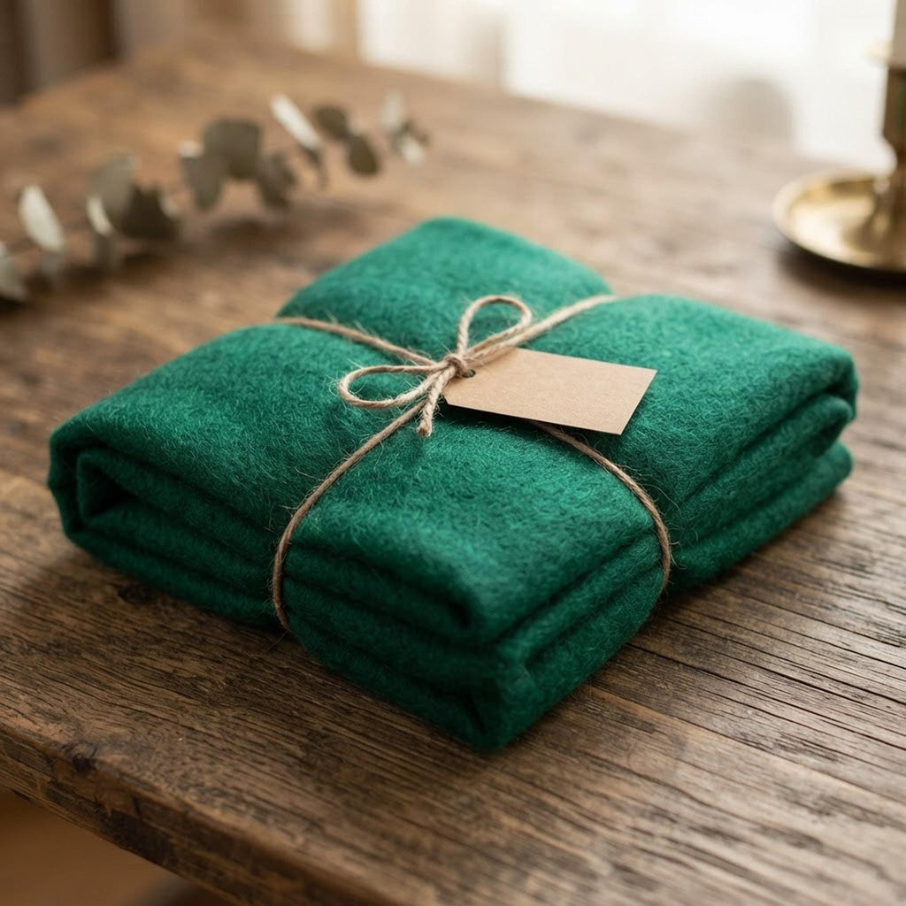 Alpaca Scarf (Emerald Sheen)