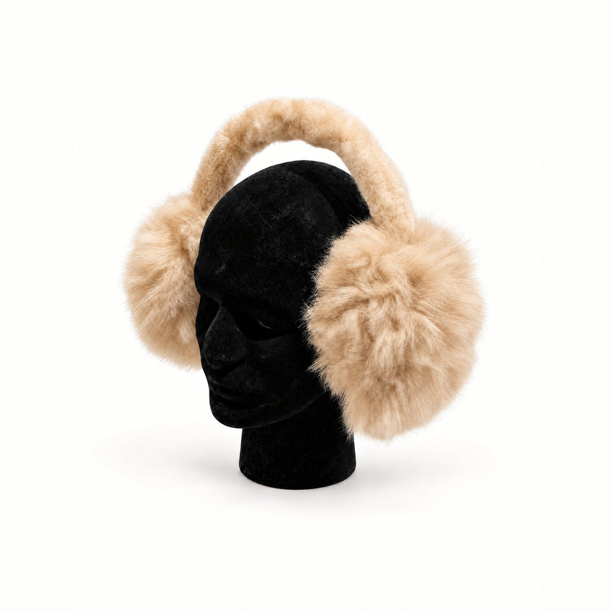 Alpaca earmuffs, Tan