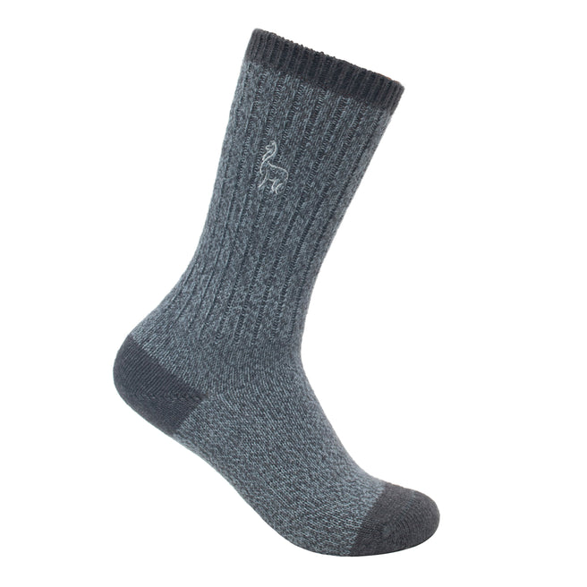 Alpaca Heather Grey Pakaboo Sports Socks