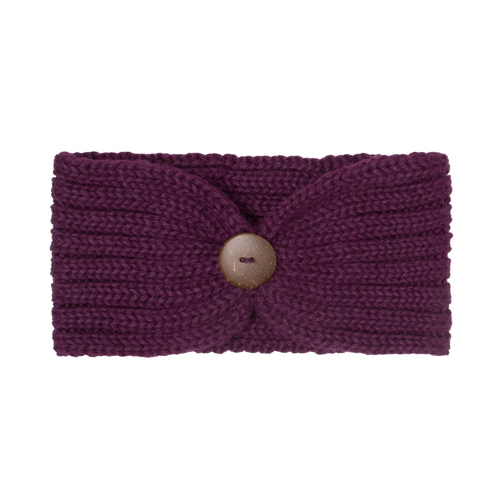 Jamberry alpaca knit headband, handmade by artisans in Peru