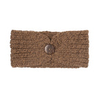 Hazelnut alpaca knit headband
