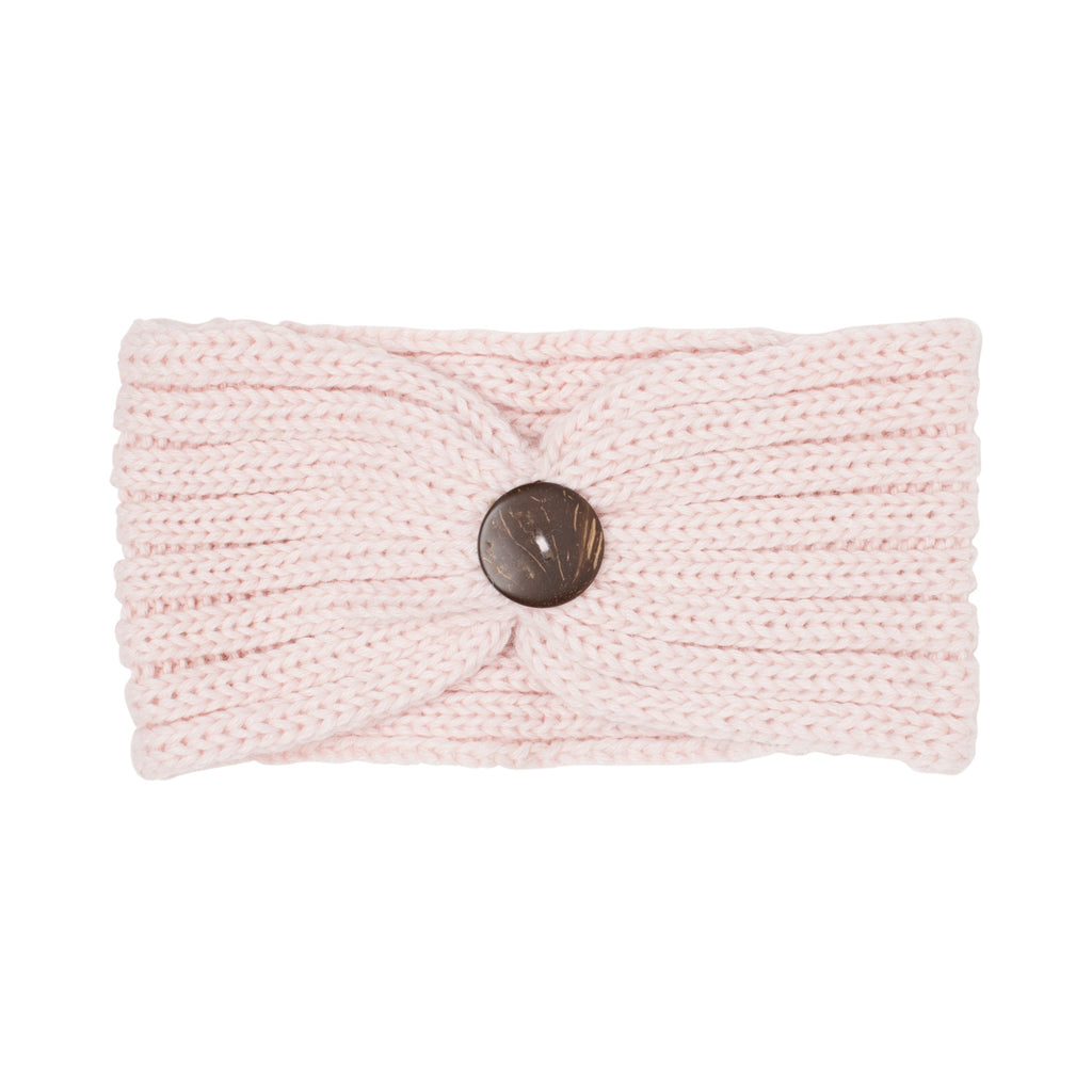 Baby Pink alpaca knit headband