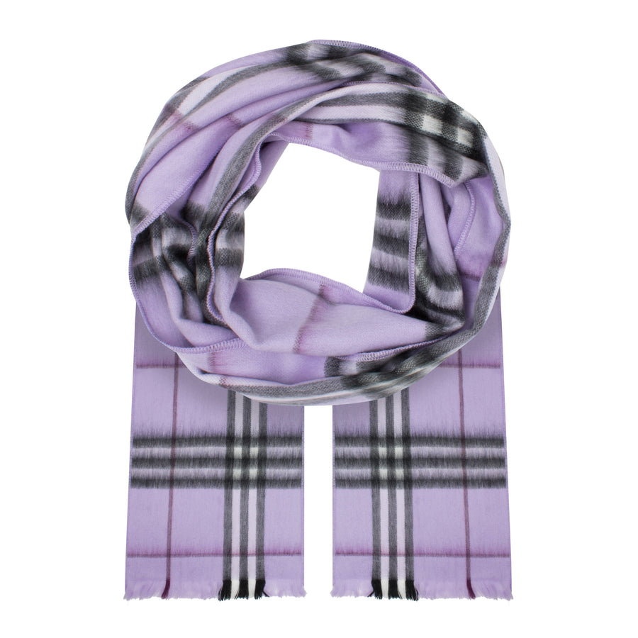 Alpaca Scarf (Lilac Plaid)