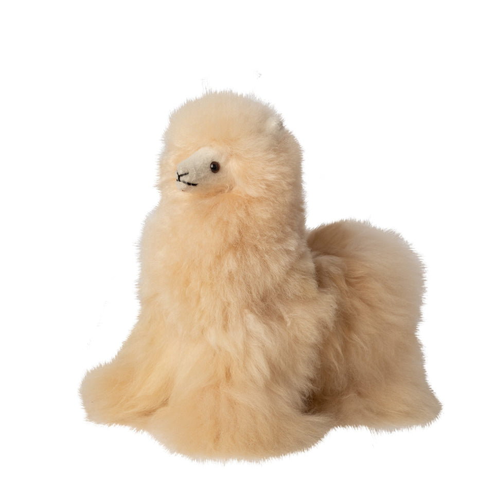 Alpaca plush alpaca stuffie, handmade by artisans in Peru