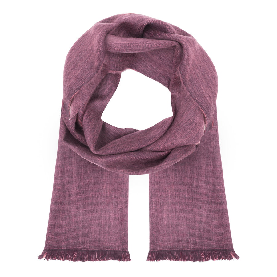 Alpaca Scarf (Melon & Plum Double Weave)